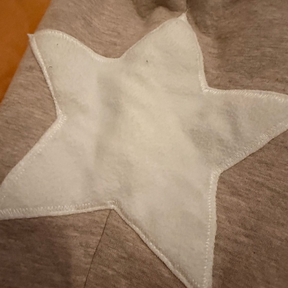 No Boundaries Gray Joggers with White Star Accents - Picture 5 of 6